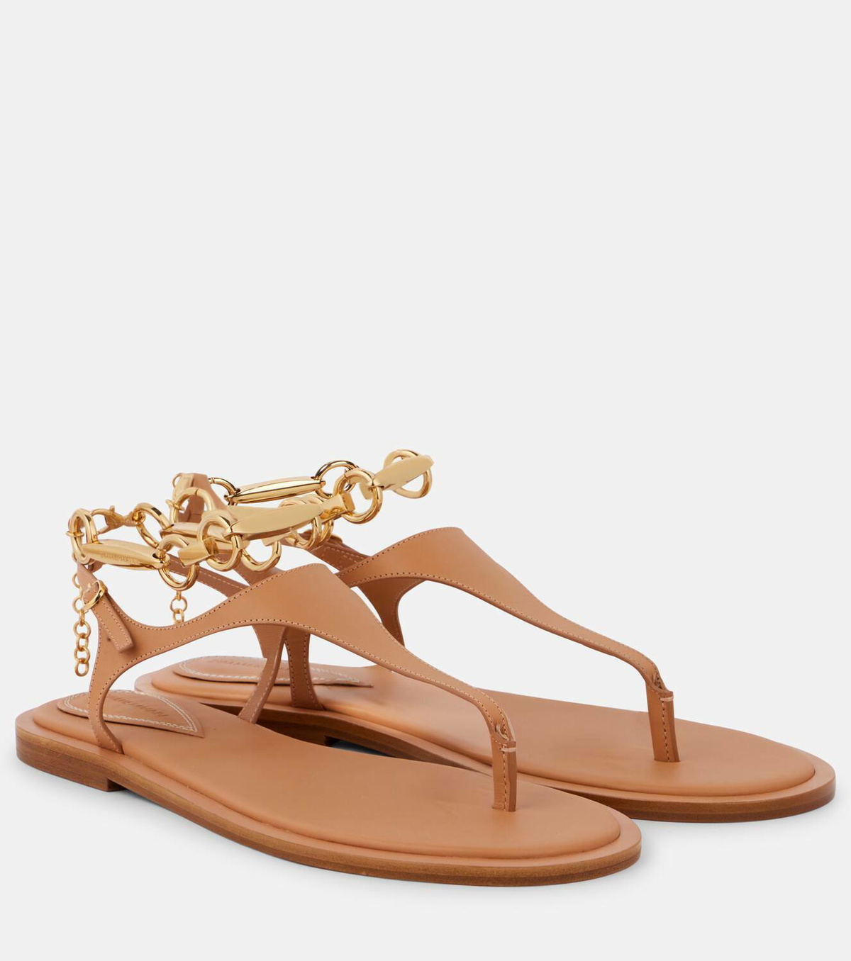 Zimmermann Wild embellished leather thong sandals Zimmermann