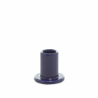 HAY Tube Candle Holder Small in Midnight Blue
