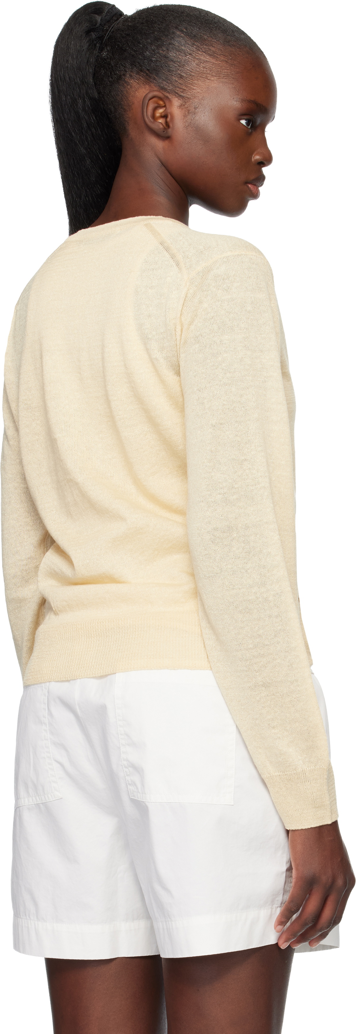 Nothing Written Yellow Rola Linen Cardigan