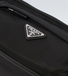 Prada Re-Nylon leather-trimmed belt bag