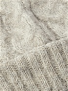 NN07 - 6512 Cable-Knit Alpaca-Blend Beanie