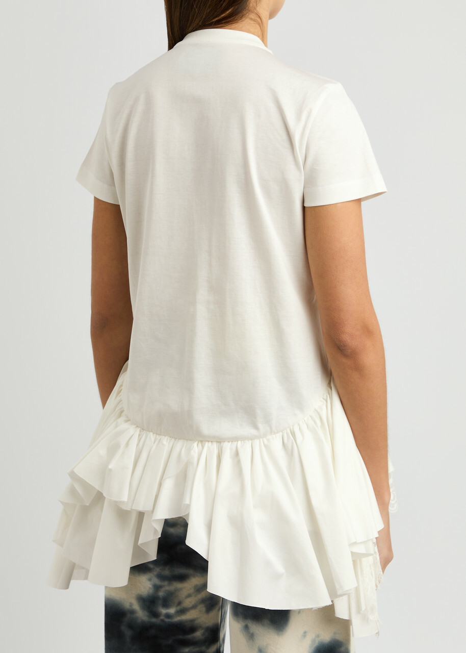 Marques' Almeida Ruffled Cotton T-shirt NO Colour