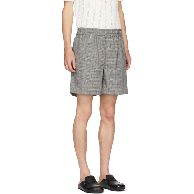 Linder Grey Plaid Bennett Shorts