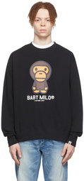 BAPE Black Cotton Baby Milo Sweatshirt