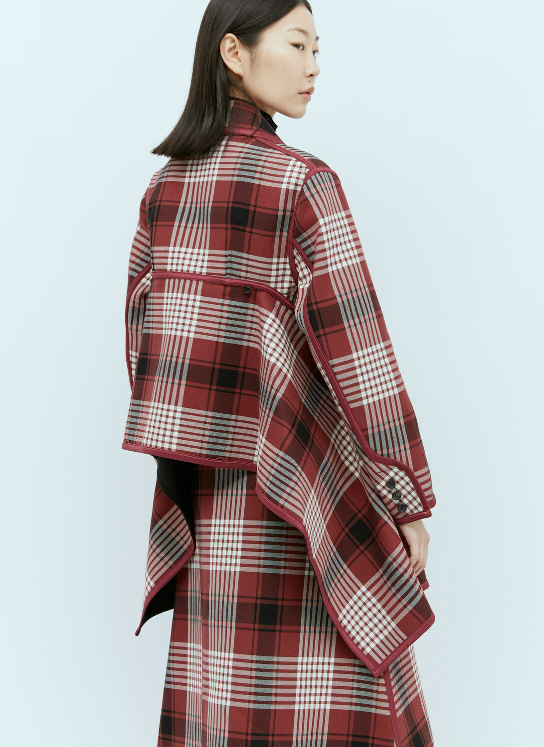 Issey Miyake Counterpoint Check Jacket