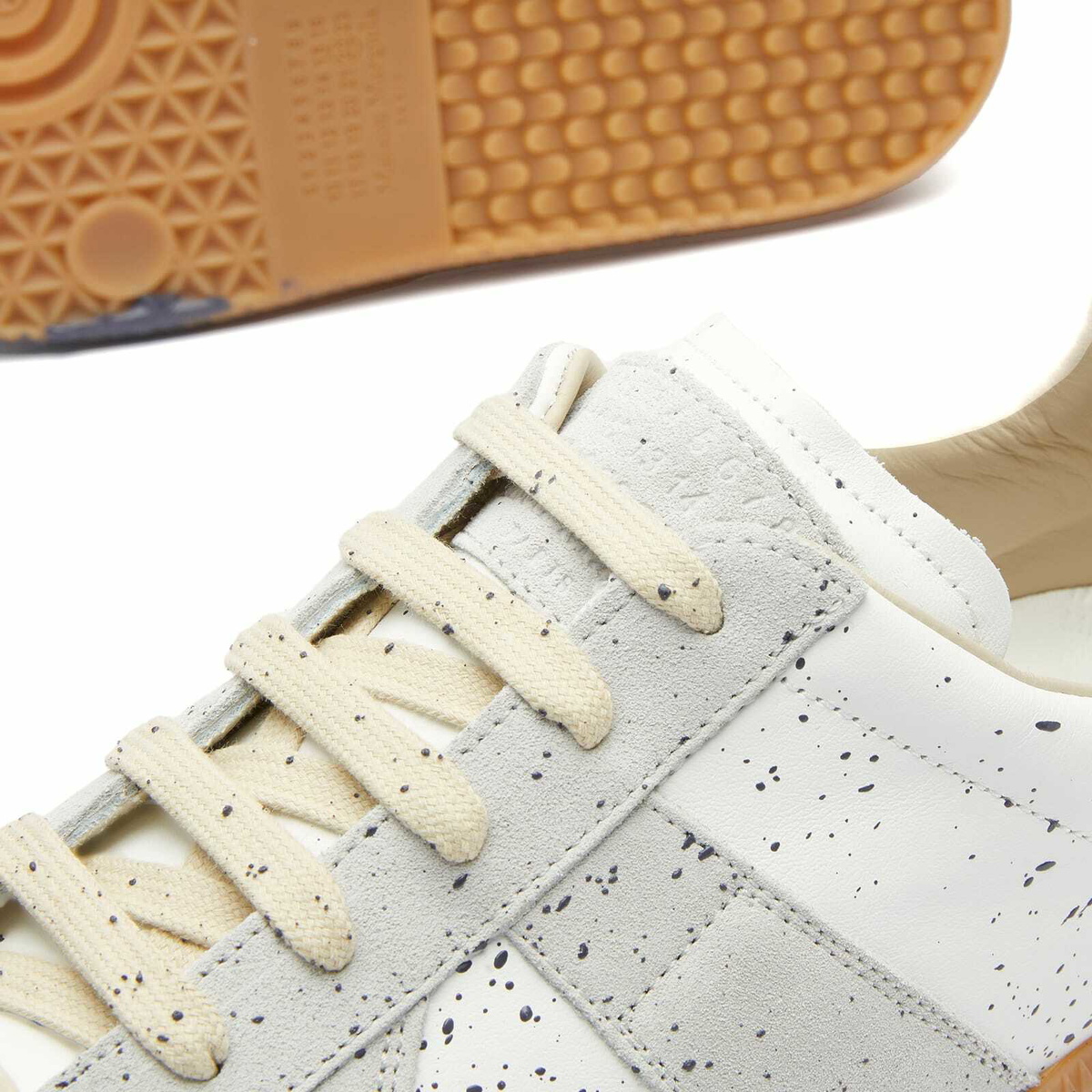 Maison Margiela Men's Painter Replica Sneakers in White