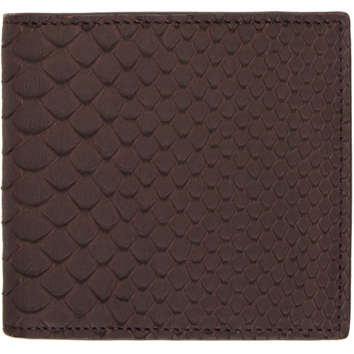 Photo: Alexander McQueen Burgundy Python Wallet 