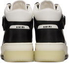 AMIRI Black & White Stadium Mid Sneakers