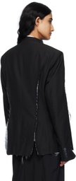 HODAKOVA Black Horse Hair Blazer