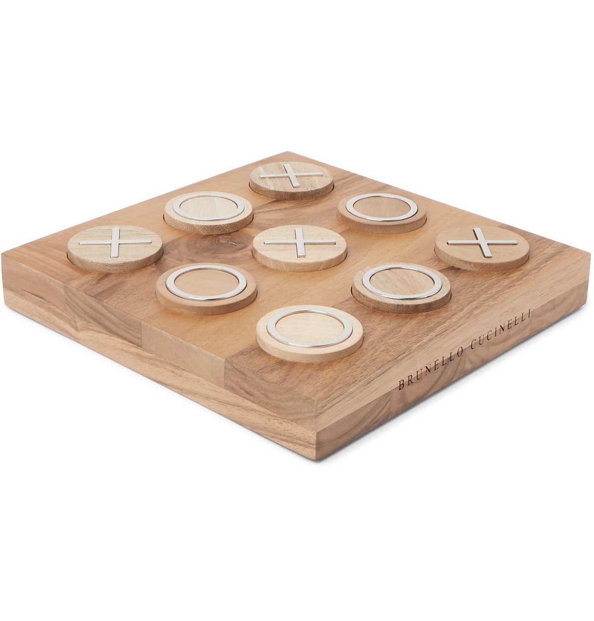 Shop Everyday Objects Walnut Tic-Tac-Toe Set