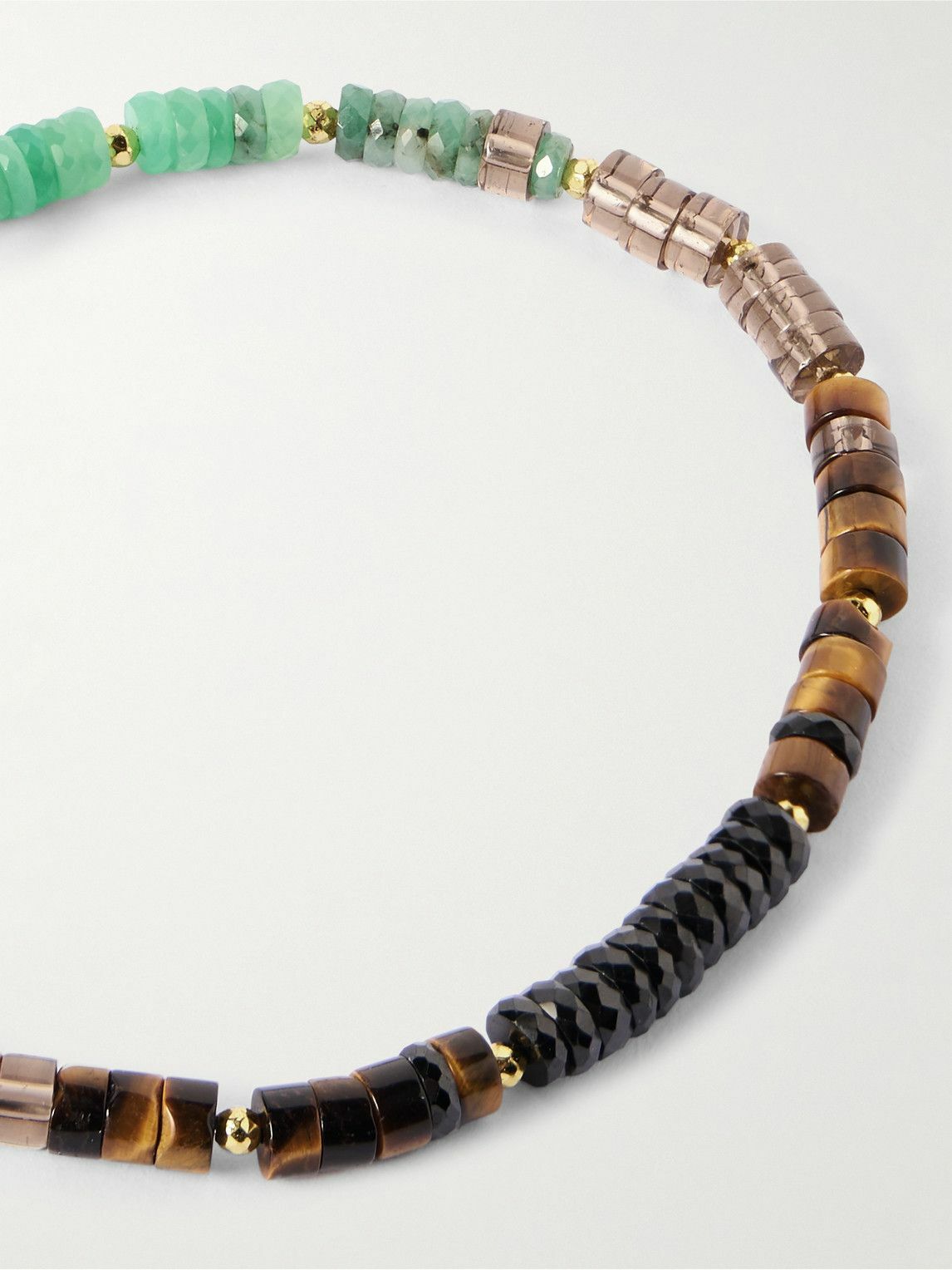 Peyote Bird - Delphi Gold-Plated Multi-Stone Beaded Bracelet