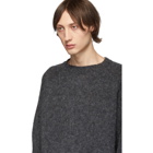 Loewe Grey Wool Melange Sweater