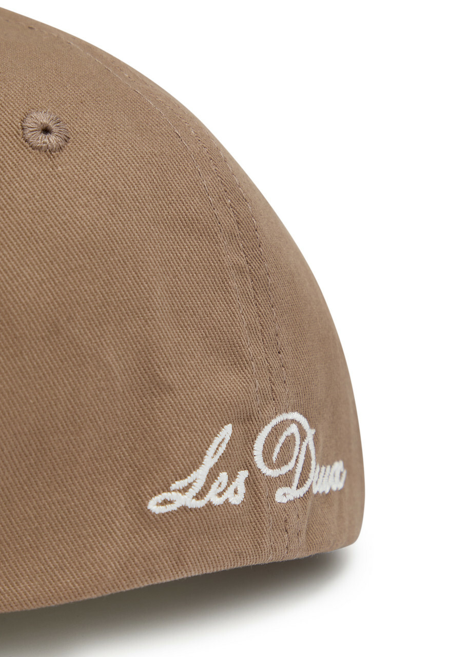 Les Deux Encore Logo-embroidered Cotton cap - Beige - One Size