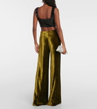 Galvan Julianne velvet pants