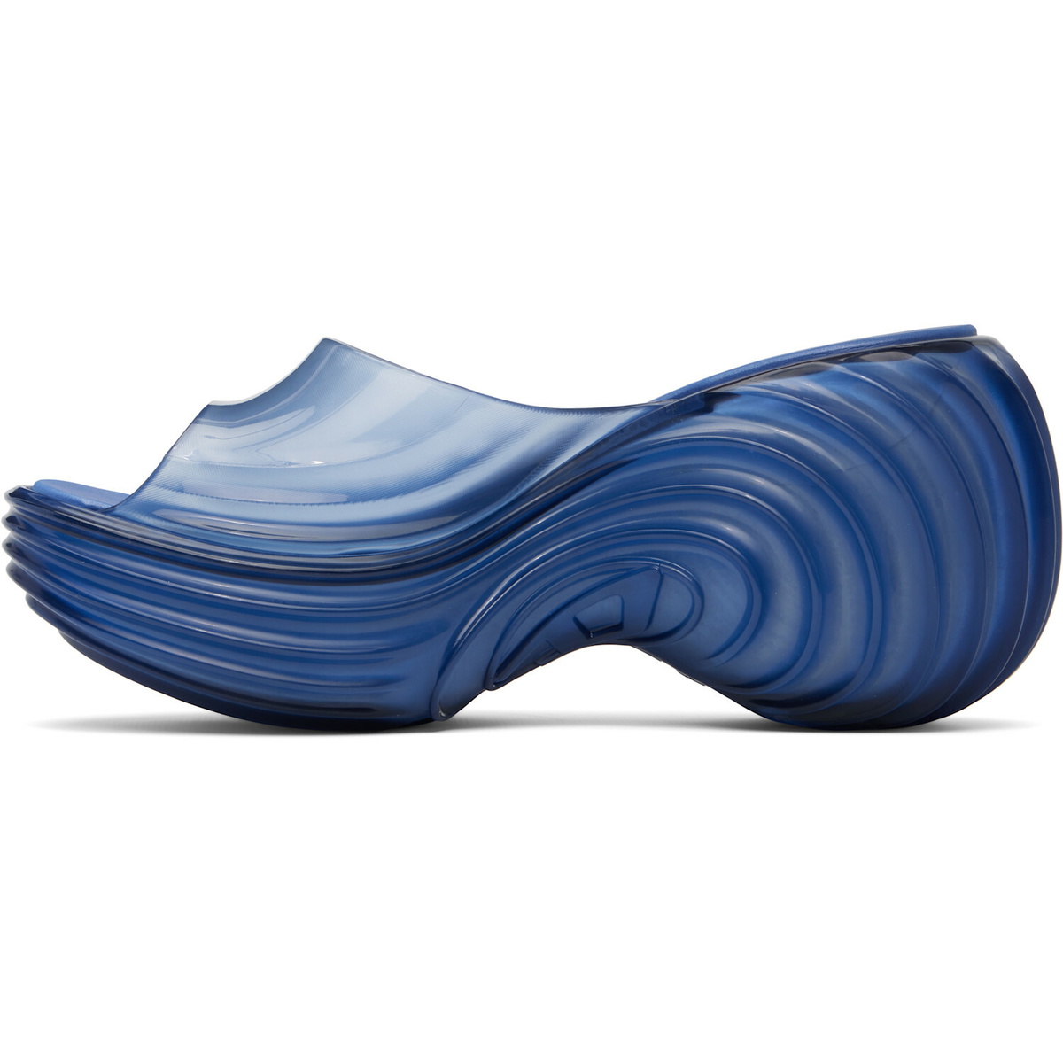 Diesel Blue Melissa Edition Platform Mule Heeled Sandals