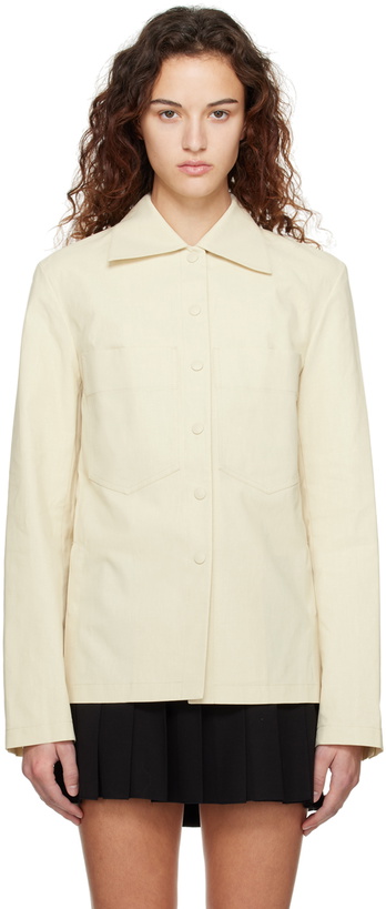 Photo: LOW CLASSIC Beige Pocket Jacket