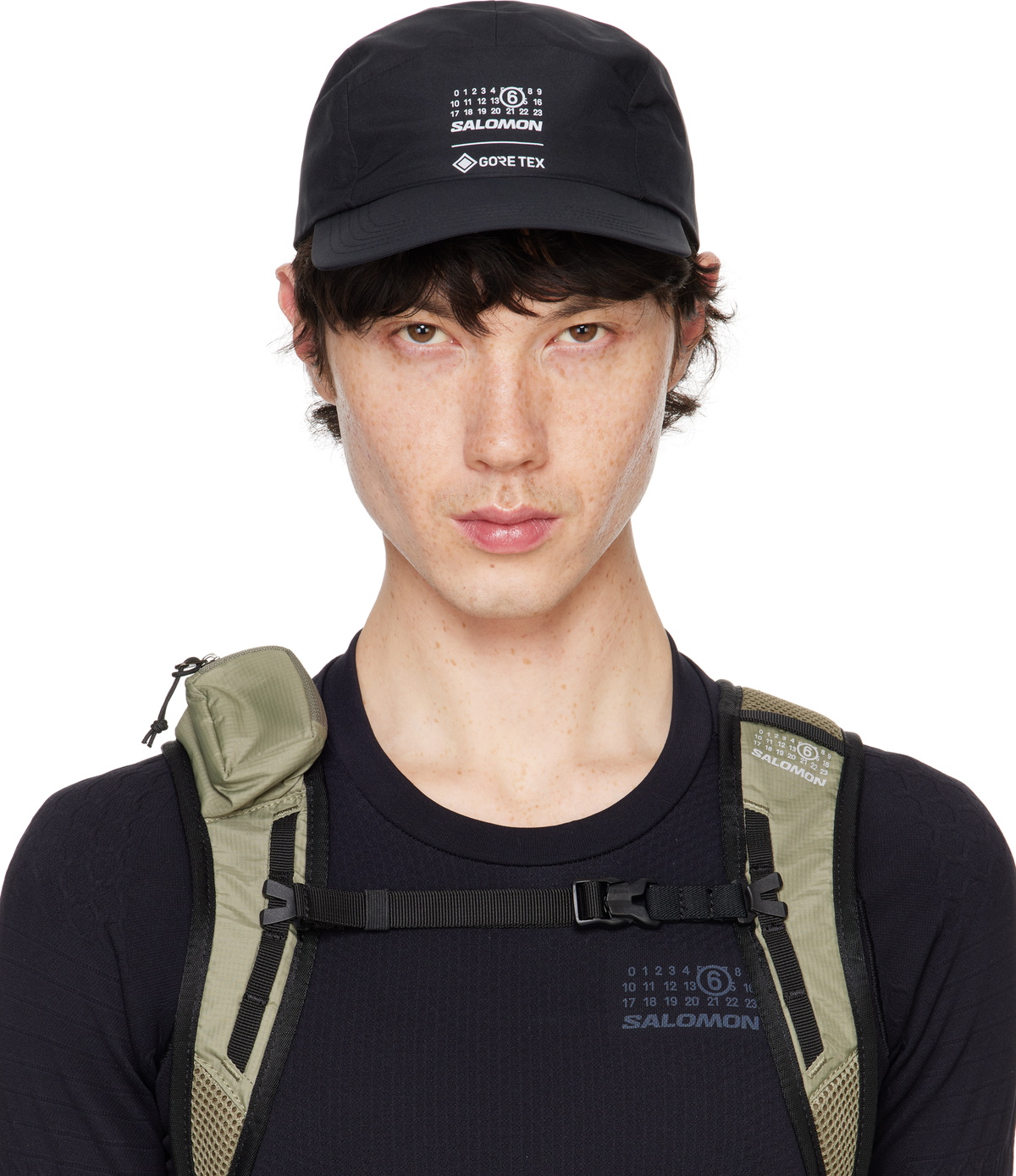 SALOMON GORE-TEX キャップ　MM6 Maison Margela Beige Salomon Edition GORE-TEX Cap by MM6 Maison Margiela on