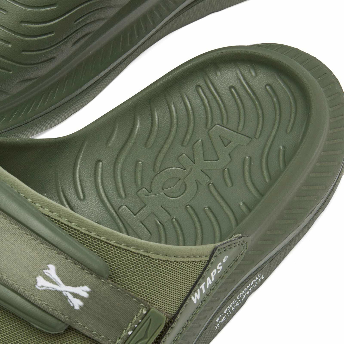 HOKA ONE ONE x WTAPS Ora Luxe in Four Leaf Clover/White