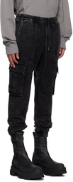 Juun.J Black Faded Cargo Pants