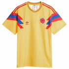 Adidas Men's Colombia 1990 Away Jersey Top in Bold Gold