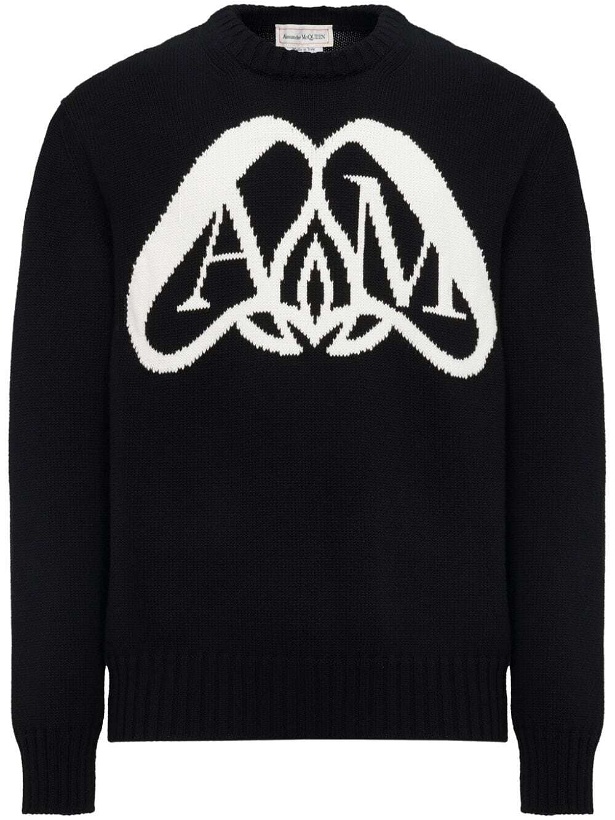 Photo: ALEXANDER MCQUEEN - Seal Logo Cotton Sweater