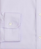 Brooks Brothers Men's Stretch Regent Regular-Fit Dress Shirt, Non-Iron Pinpoint Button-Down Collar | Lavender