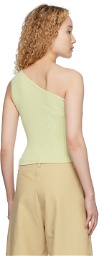 Arch The Green Single-Shoulder Tank Top