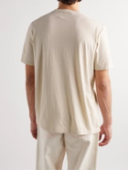 Folk - Assembly Organic Cotton-Blend Jersey T-Shirt - Neutrals