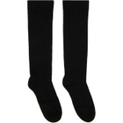Rick Owens DRKSHDW Black Tower Pentagram Socks