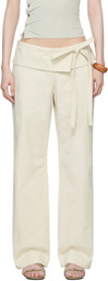 Belle The Label Off-White Dusk Trousers