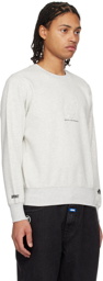 AAPE by A Bathing Ape Gray Embossed Sweatshirt