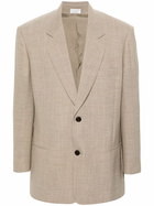 The Row Neutral Abram Wool Blazer