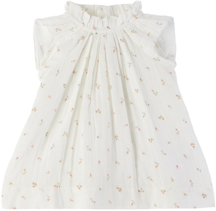 Bonpoint Baby White Nuage Dress Bonpoint