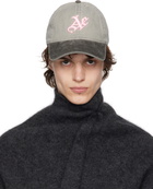AARON ESH Gray 'AE' Cap