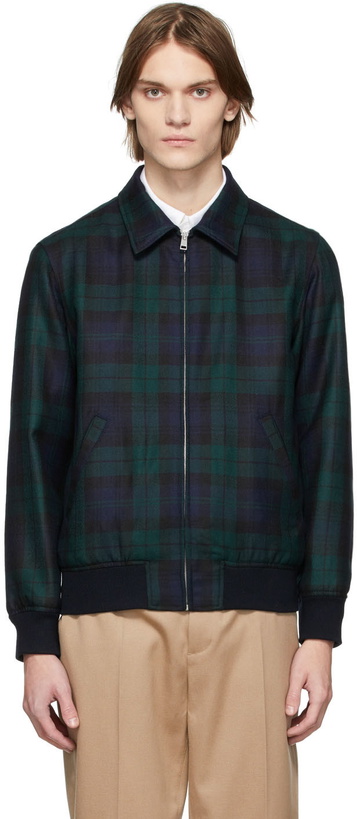 Photo: A.P.C. Green & Navy Sutherland Jacket