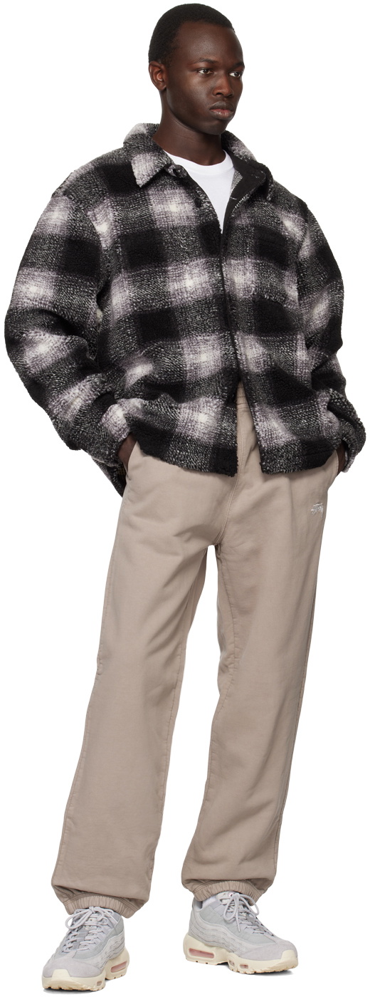 Stüssy Taupe Overdyed Sweatpants
