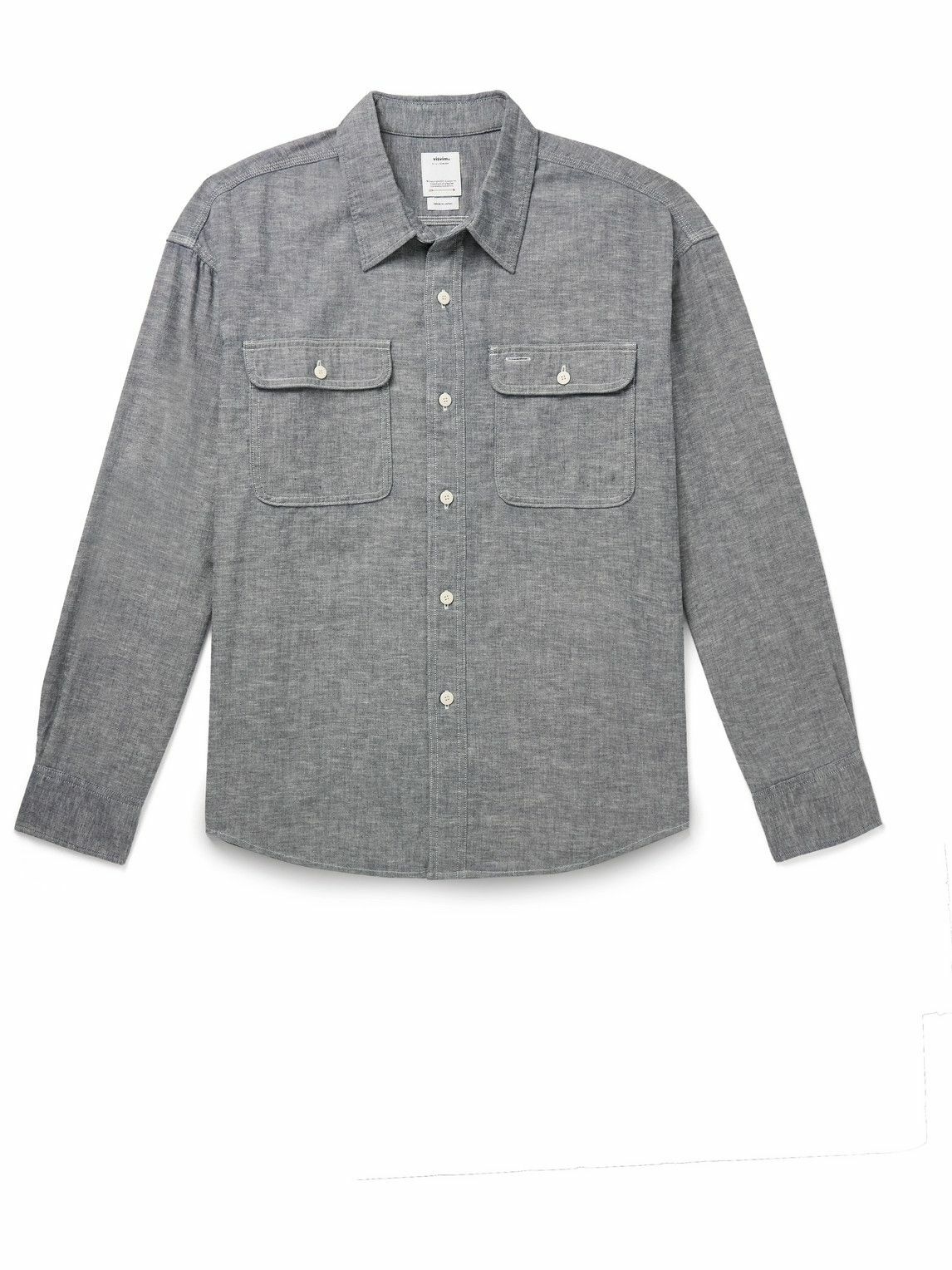 Visvim - Langer Cotton-Chambray Shirt - Gray Visvim