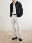 mfpen - Formal Striped Ribbed Cotton Cardigan - Black