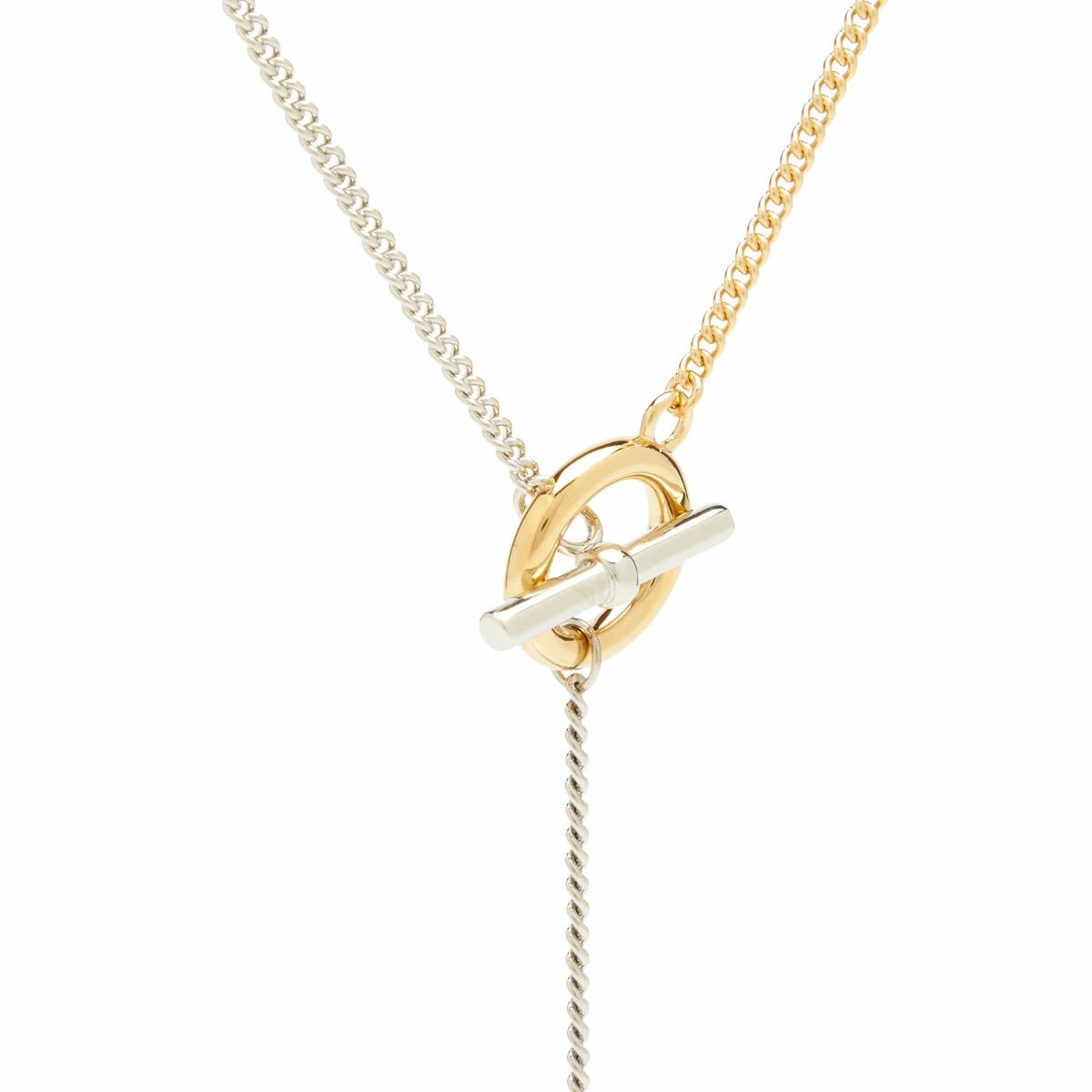 JW Anderson Women's Anchor Logo Pendant Necklace in Gold/Silver Tone JW ...