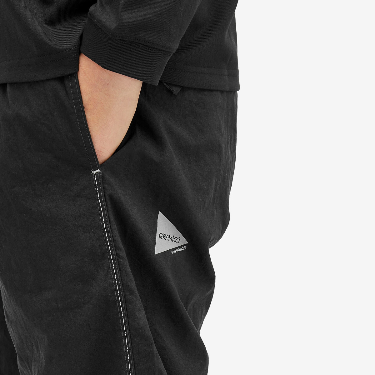 Gramicci Men's x and wander Nylon Climbing Pants in Black Gramicci