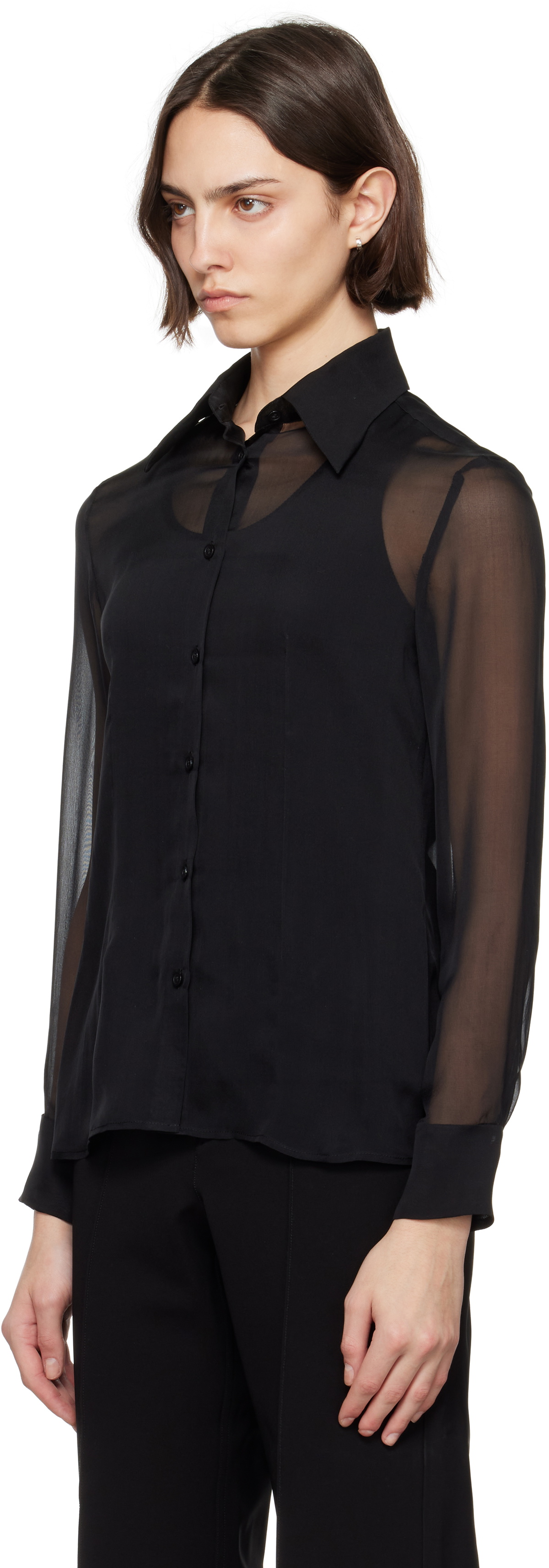Kallmeyer Black Lea Slim Shirt