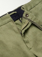 Incotex - Venezia 1951 Slim-Fit Linen Trousers - Green