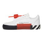 Off-White White and Black Low Vulcanized Sneakers