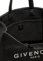 Givenchy G-Tote Medium Raffia Tote - Black And White - One Size