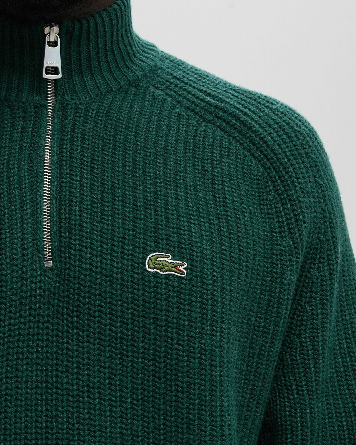 Lacoste TRICOT Green Mens Zippers & Cardigan Lacoste