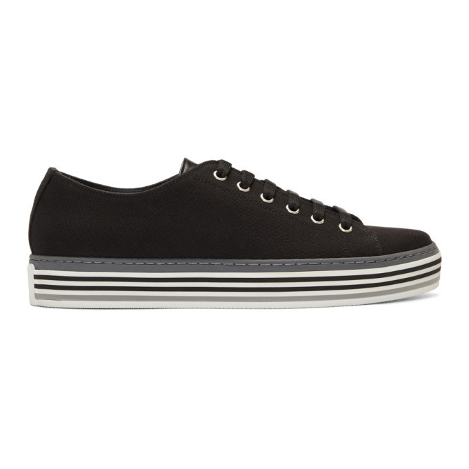 Photo: Paul Smith Black Canvas Sotto Sneakers