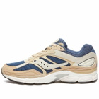 Saucony Pro Grid Omni 9 Premium Sneakers in Beige/Blue