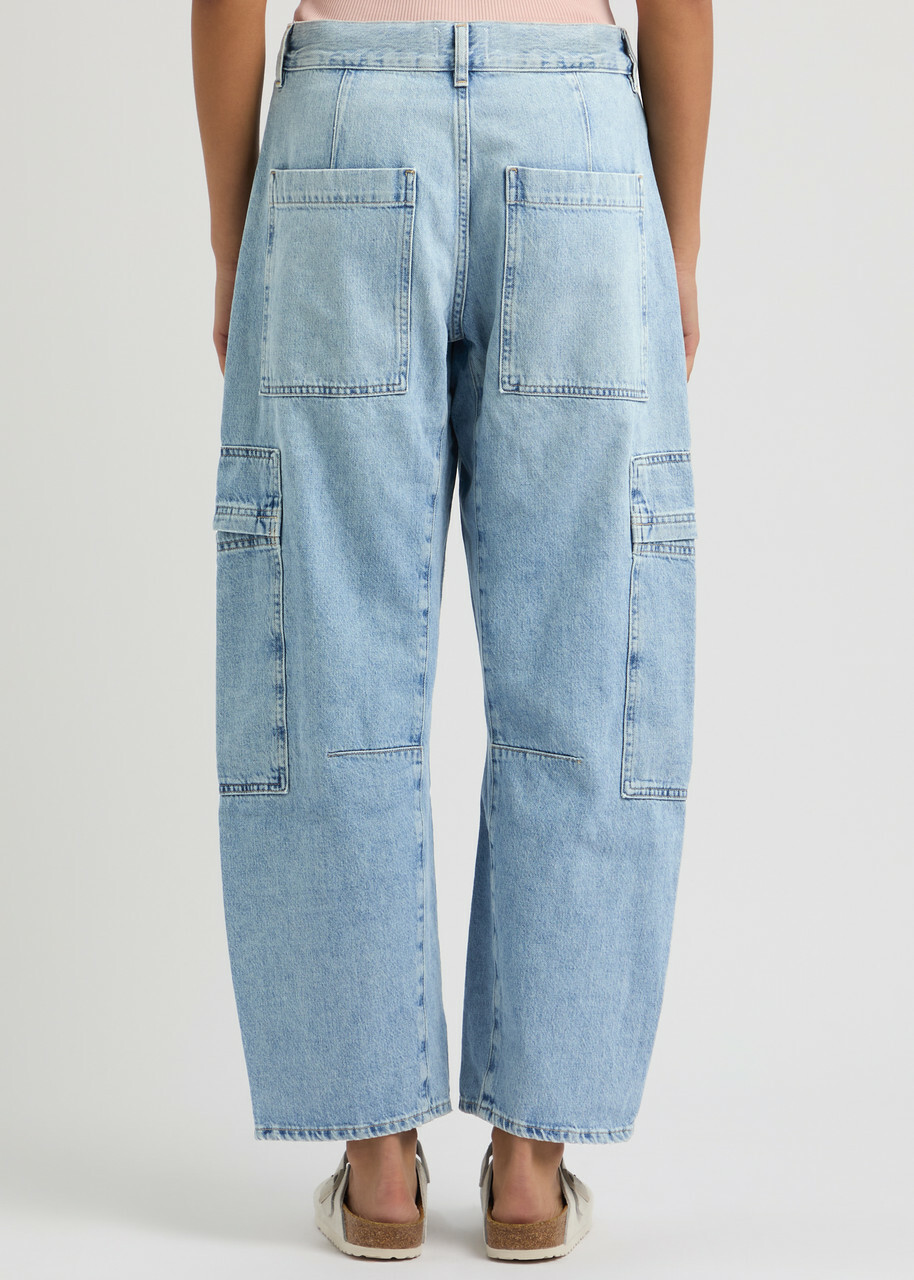 Citizens OF Humanity Marcelle Tapered Cargo Jeans Blue