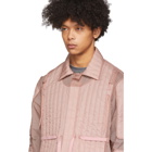 Craig Green Pink Quilted Skin Jacket