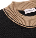 Palm Angels - Intarsia Wool Sweater - Black